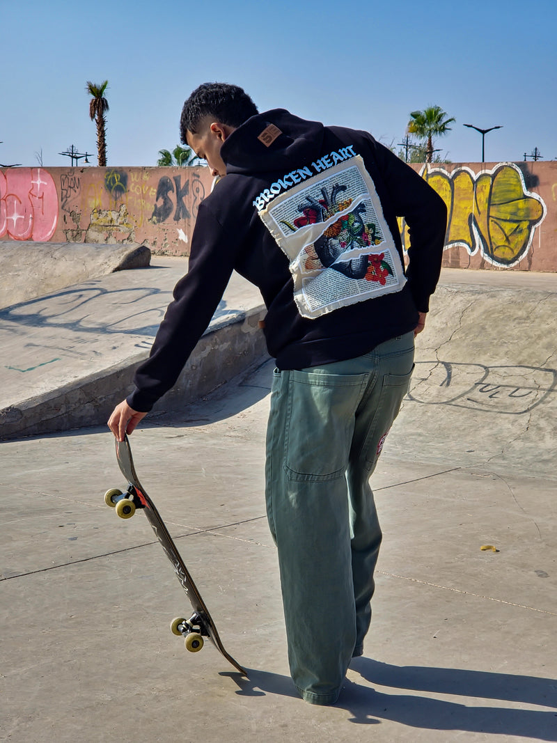 Hoodie oversize of BROKEN HEART