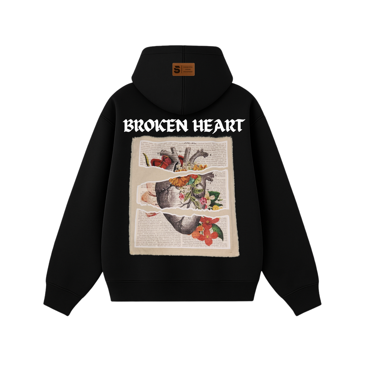 Hoodie oversize of BROKEN HEART