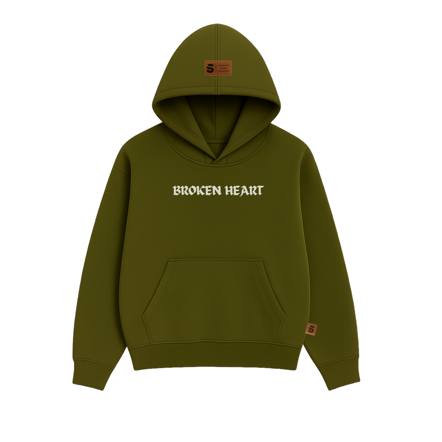 Hoodie oversize of BROKEN HEART