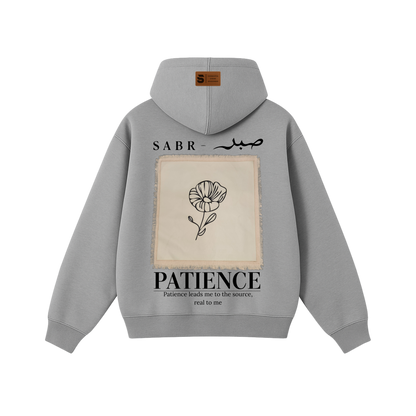 Hoodie oversize of PATIENCE – صبر