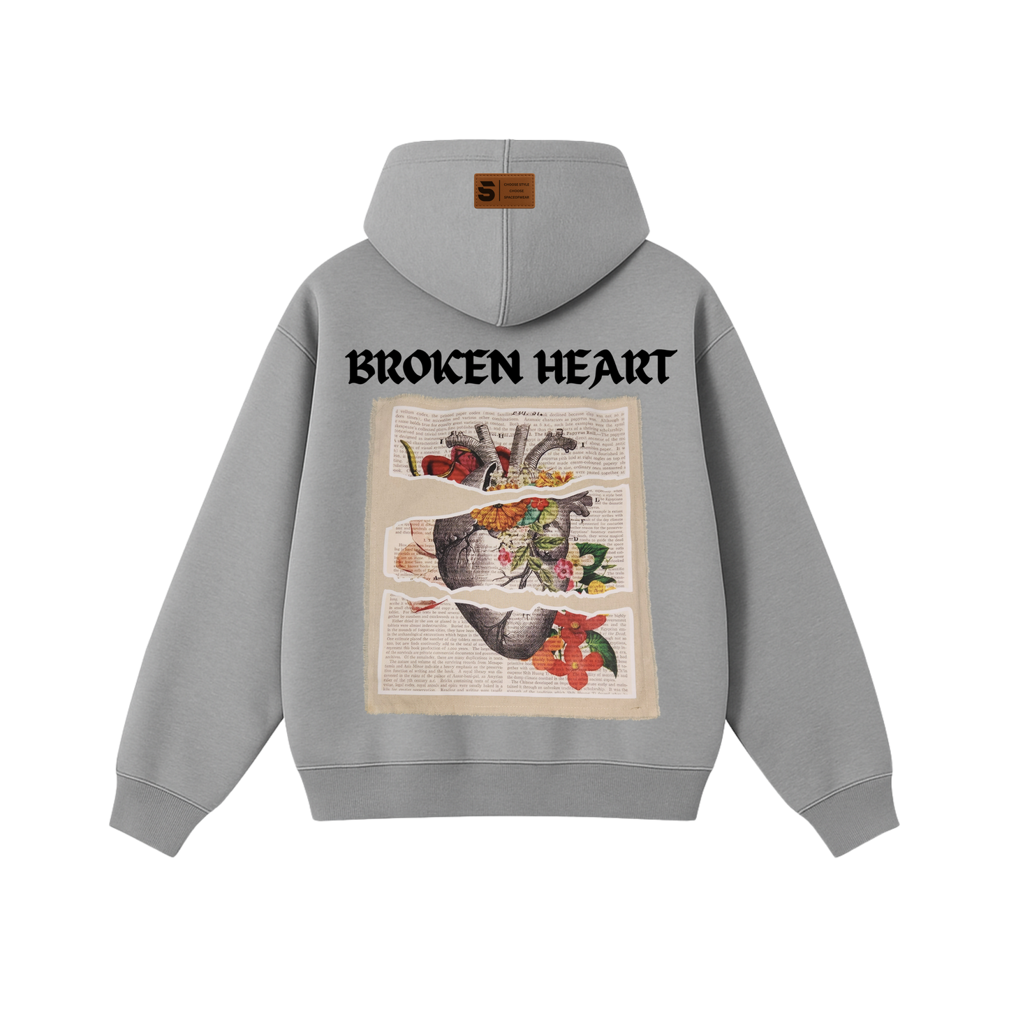 Hoodie oversize of BROKEN HEART